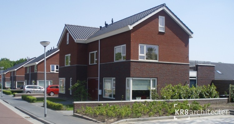 Nieuwbouw 2 onder 1 kap woningen Borger